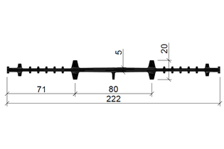 Гидрошпонка Аквастоп ХВ-320 (EPDM)